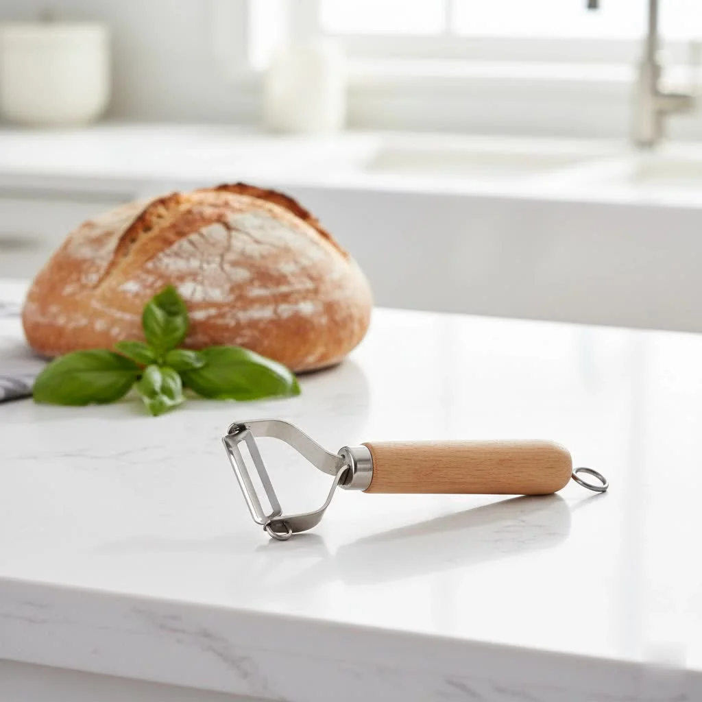 Y-shaped potato peeler with a comfortable grip